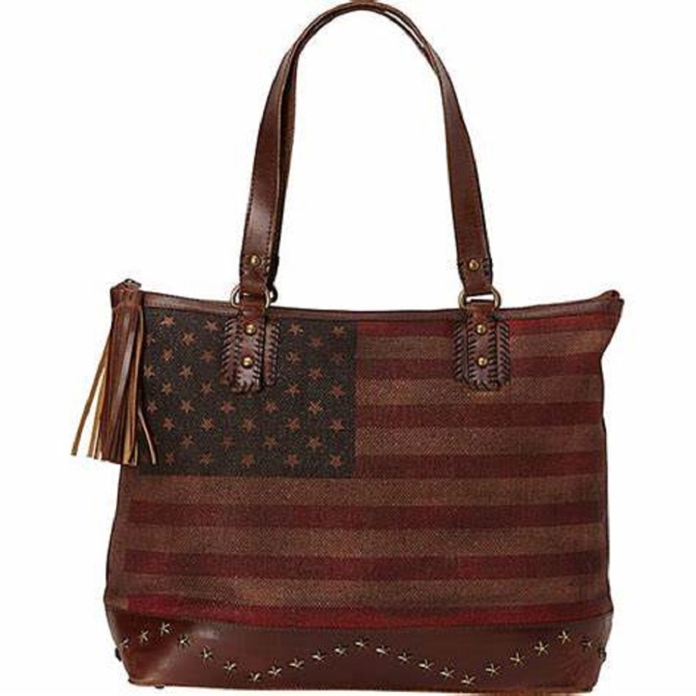 TEN79LA  Distressed Leather Blend Tote!!